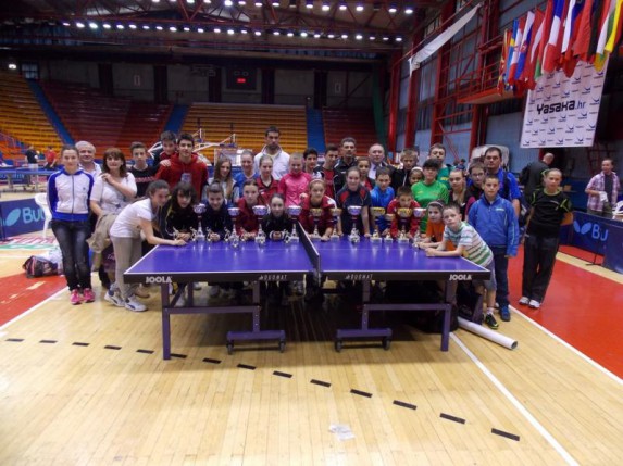 Učešće stonotenisera Spartaka na turniru u Zagrebu