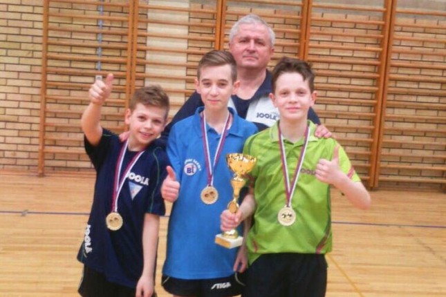 Stonoteniseri Spartaka najbolji na prvenstvu Srbije za mlađe kadete