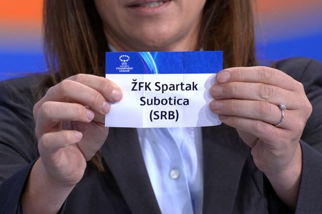Fudbal (Ž): Spartak dobio rivale za Ligu šampiona - Subotica domaćin kvalifikacione grupe