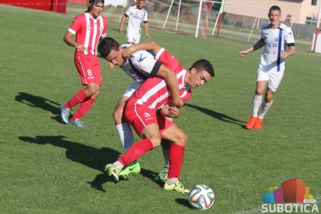 Poraz Bačke 1901 u prijateljskoj utakmici