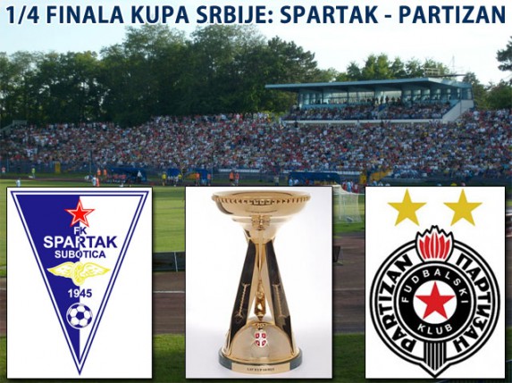 Spartak dočekuje Partizan u okviru fudbalskog Kupa Srbije