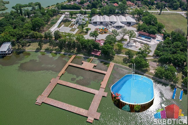 Bazen unutar Palićkog jezera?