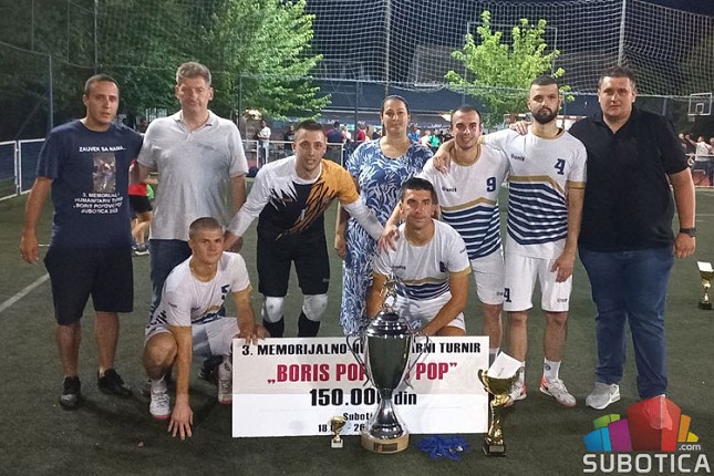 Mali fudbal: „NTM Čikerija“ pobednik 3. Memorijala „Boris Popović Pop“