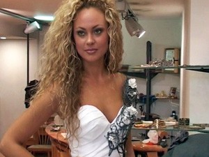 Milica Tepavac u haljini Marije Šabić