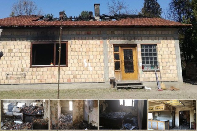 Pomozimo porodici Munćan da obnovi kuću uništenu u požaru