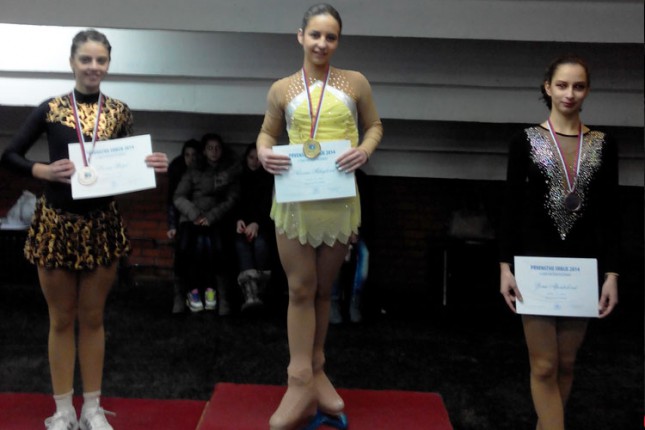 Srebrna medalja klizačice Spartaka Leone Rogić na Prvenstvu Srbije