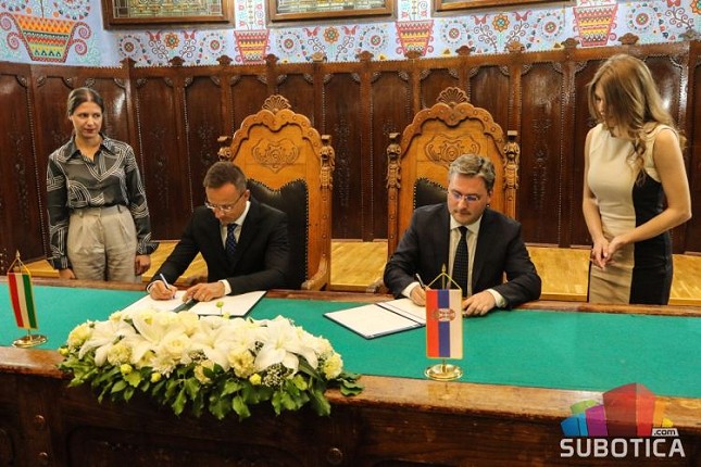 U Gradskoj kući potpisan Sporazum o graničnoj kontroli između Srbije i Mađarske
