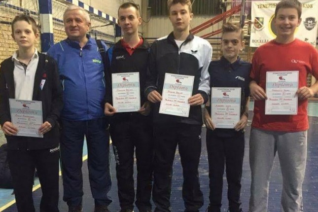 Stonoteniseri Spartaka prvaci Vojvodine u juniorskoj konkurenciji
