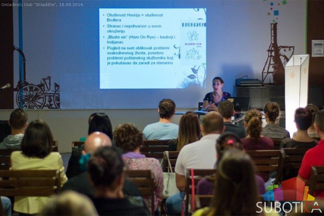 Veliko interesovanje za predavanje Adriane Stojanović o Čarlsu Bukovskom