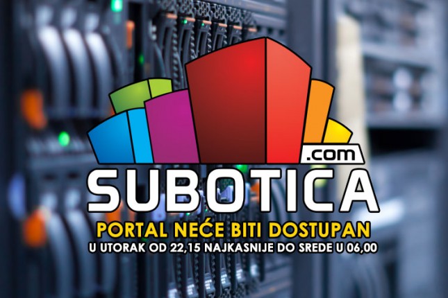 Zbog radova na sistemu sajt neće biti dostupan tokom večeri