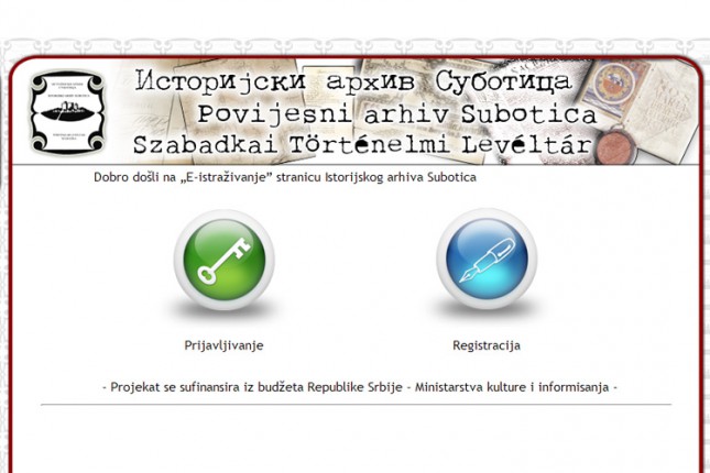 On-line deo građe Istorijskog arhiva Subotica