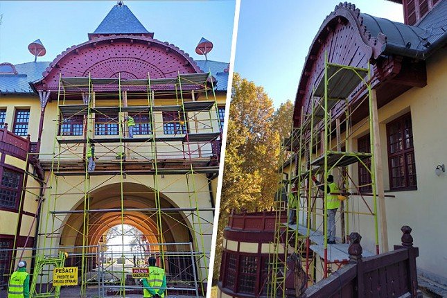 Rekonstruiše se balkon na Velikoj terasi