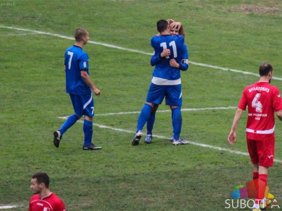 Minimalna pobeda fudbalera Spartaka protiv Radničkog iz Niša (1:0)