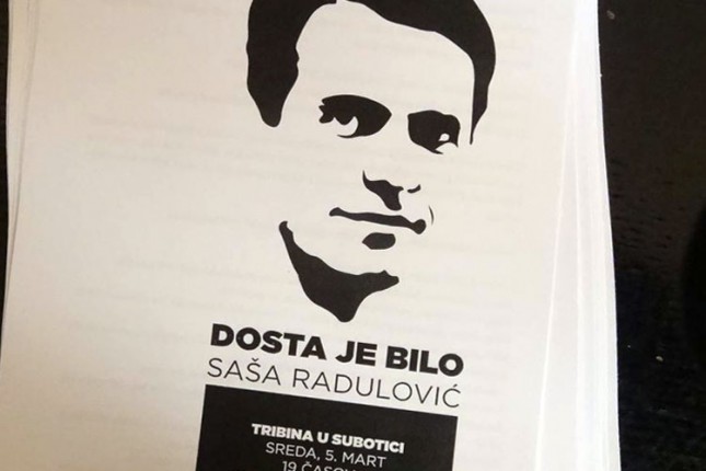 Radulović: Demontirati parazitski sistem