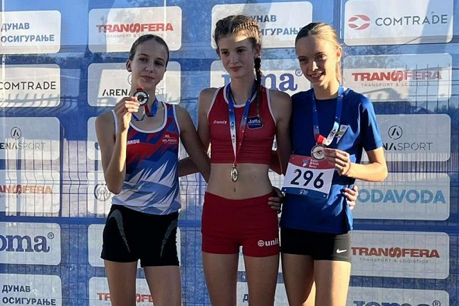 Atletika: Uspeh mladih atletičarki na Prvenstvu Srbije za mlađe pionire i pionirke