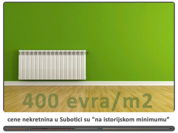 U Subotici kvadrat stana za manje od 400 evra