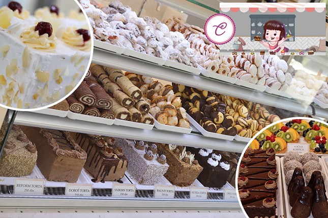 Praznična ponuda u "Cecinoj poslastičarnici by Vremeplov" - omiljene torte i sitni kolači po sniženim cenama