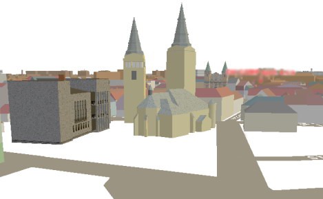 Trodimenzionalna kompjuterska animacija centra Subotice