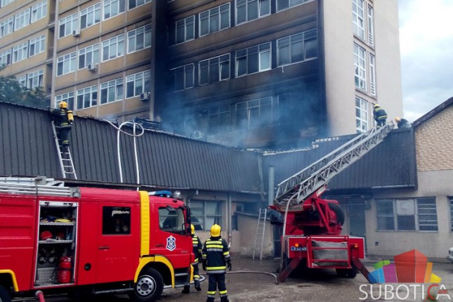 Požar u subotičkoj bolnici