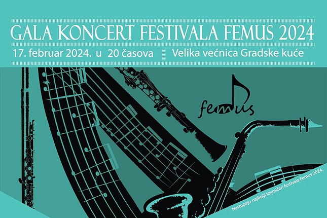 U subotu u Velikoj većnici Gala koncert Festivala FEMUS 2024