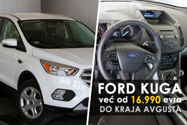 Do kraja avgusta popularni Ford Kuga jeftiniji za oko 2.000 evra
