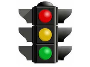 Zeleno trepćuće svetlo na leto