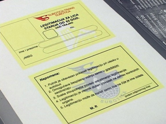 Zamena penzionerskih legitimacija za autobuski prevoz