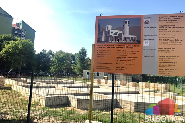 Episkop bački u subotu na osveštanju temelja za hram na Prozivci
