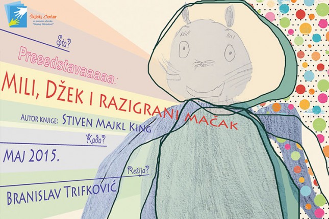 Premijera predstave "Mili, Džek i razigrani mačak" 7. maja u Dečjem pozorištu