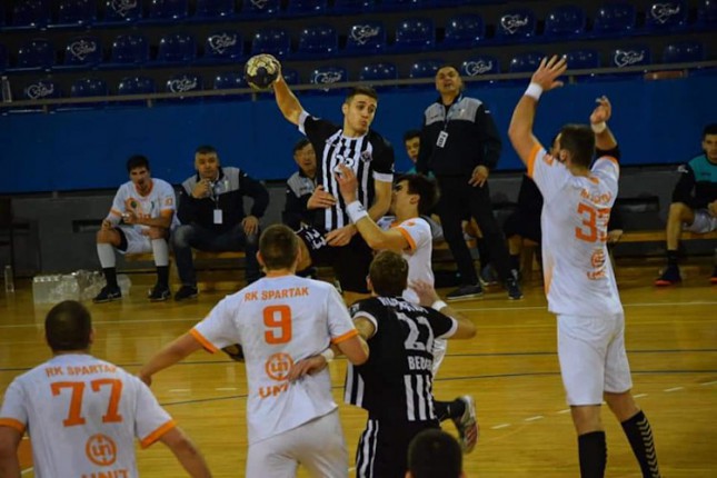Rukomet: Spartak osvojio bod protiv Partizana