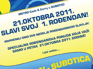 Subotički Metro slavi prvi rođendan