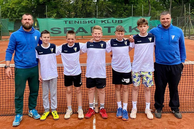 Tenis: Spartakova U14 selekcija osvojila Prvenstvo Vojvodine