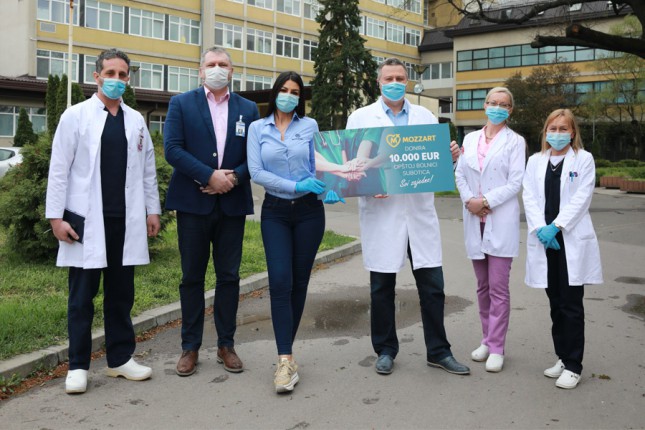 "Mozzart" donirao više od milion dinara subotičkoj bolnici