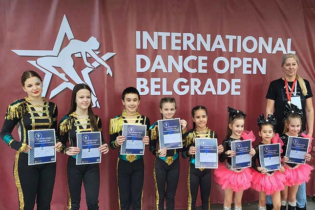 Plesni klub "Stars" uspešan na međunarodnom takmičenju u Pančevu