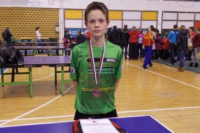 Stonoteniseri Spartaka učestvovali na novogodišnjem međunarodnom turniru u Novom Sadu