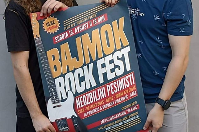 Jubilarni "Bajmok Rock Fest" u subotu