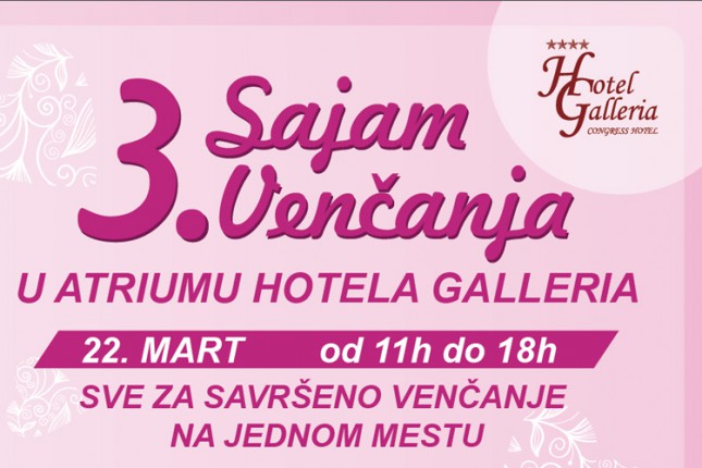 Sutra se održava 3. Sajam venčanja