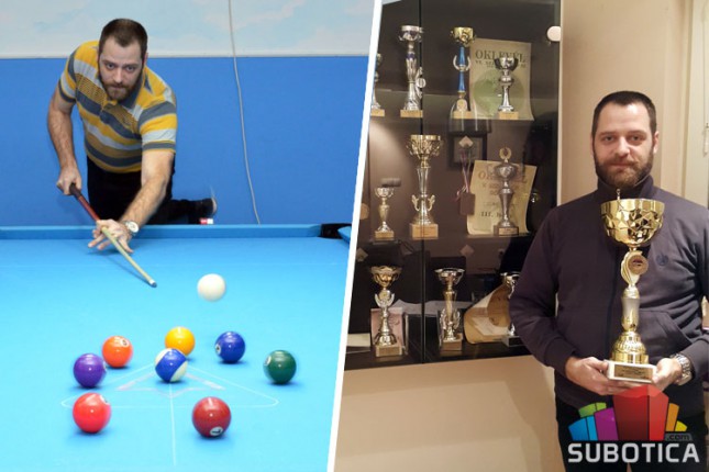 Subotičanin Lenard Lacko osvojio državni turnir u bilijaru