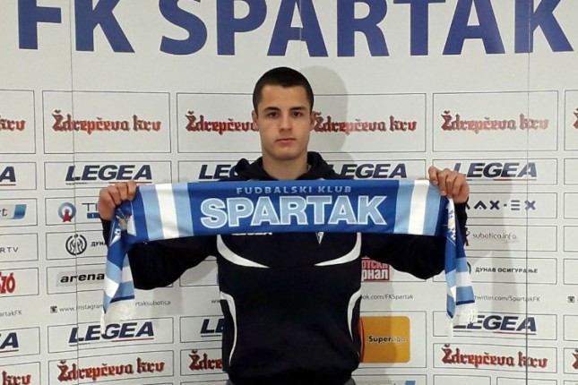 Fudbal: Bijelović potpisao profesionalni ugovor sa Spartakom