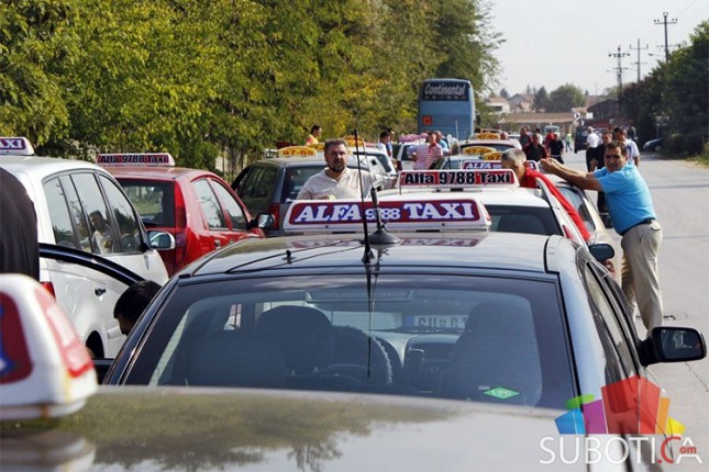 Taksisti za sutra najavili protestnu vožnju