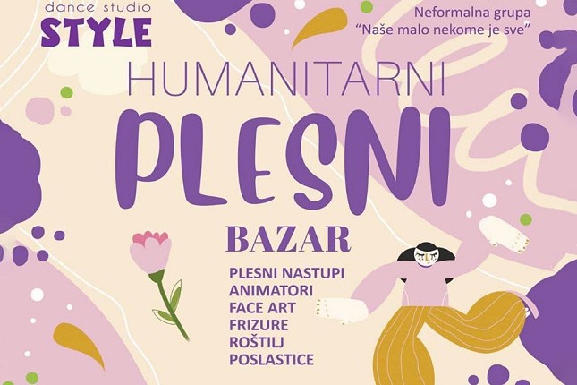 U nedelju humanitarni plesni bazar za Sanelu