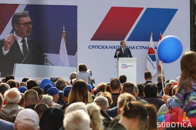 Miting Srpske napredne stranke – u Suboticu i Srbiju stižu velike  investicije