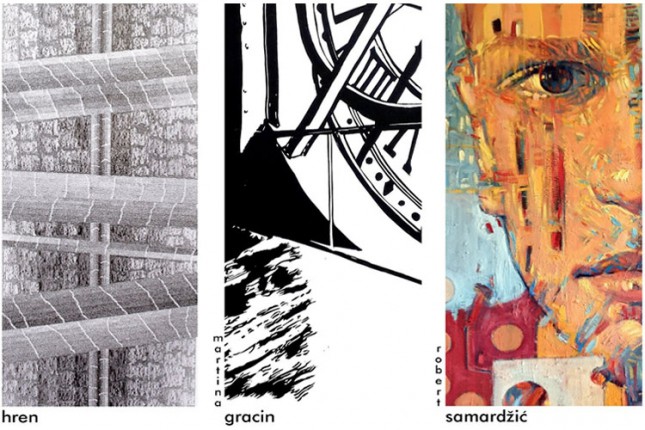 Otvaranje izložbe "Prostori memorije" u sklopu projekta "Umetnost bez granica" u subotu u Galeriji "dr. Vinko Perčić"