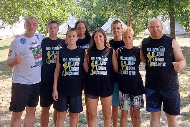 Kik boks: Borci "Top fightera" na kampu perspektivnih sportista u Kanjiži