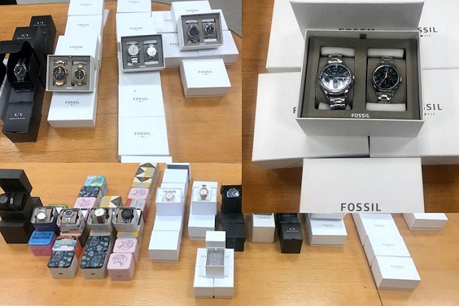 Na Horgošu zaplenjeni ručni satovi u vrednosti od 700 hiljada dinara