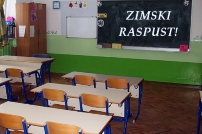 Od sutra đaci na zimskom raspustu