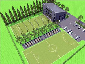 Sportski centar Newbalance u Subotici, na jesen 2011.