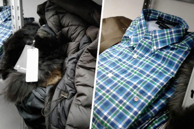 Na Horgošu zaplenjena firmirana garderoba u vrednosti oko milion dinara