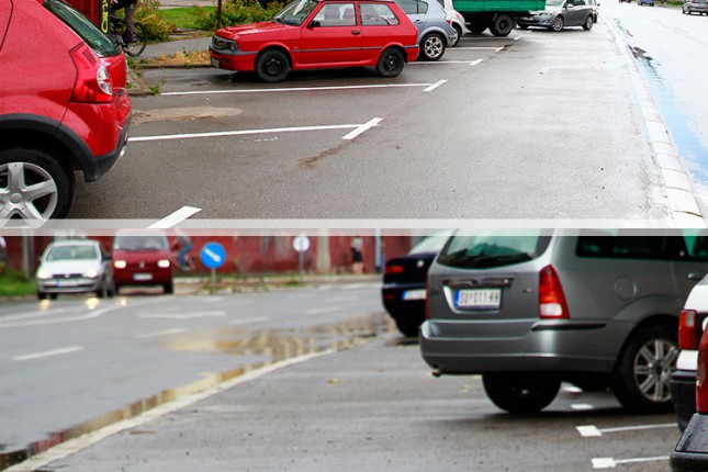 Obeležavanje parking mesta u gradu