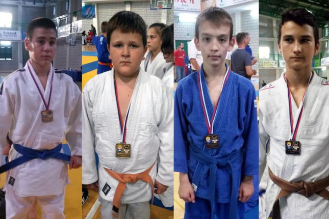 Četiri medalje džudista Spartaka na međunarodnom Kupu Beočina